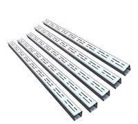 Kit di drenaggio per trincea in acciaio inox, efficiente sistema di drenaggio per esterni, per giardini, marciapiedi, vialetti, patii con copertura per grondaia e grate
