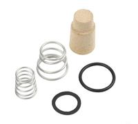 Kit di elementi filtranti dell'olio di scarico della cassa idraulica per caricatori Bobcat Skid Steer - Bronzo sinterizzato poroso, acciaio inossidabile e gomma - Compatibile per serie 645, 763, 773