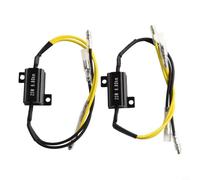 Kit di eliminazione errori LED da 25 W, 6,8 Ohm, 2 pezzi | Correzioni per hyper per flash, previene codici di errore, ingresso 12V DC, adatto per biciclette, facile da installare