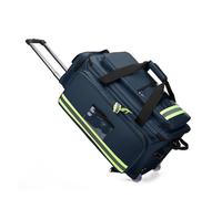 Kit Di Emergenza Con Carrello Di Grande Capacità,Kit Di Emergenza Medica Portatile,Organizer For Flaconi Di Medicinali For Kit Di Emergenza For Traumi,Viaggi E Lavoro(Navy blue)