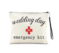 Kit di emergenza per matrimonio per sposa e sposo, borsa organizer per trucchi per addio al nubilato, kit di primo soccorso per sposi, Kit di emergenza per matrimonio