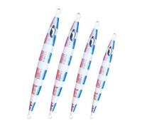 Kit Di Esche Artificiali Da | 4 Pezzi Attrezzatura Fosforescente Con Amo,Esche Da Per Acque Dolci,Per La Di Pesce Gatto In Acqua Salata E Acqua , In Barca, Per Crappie, Walleye, Per Uomini E Adolescen