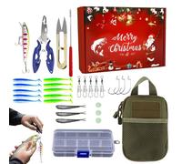 Kit Di Esche Artificiali, Set Di Attrezzatura Da Per Natale, Set Attrezzatura, Per Stagione Delle Feste Famiglia Notte Mattina Campeggio All Aperto Fiume Lago Stagno