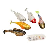 Kit di esche per pesci, kit di esche da pesca, simulazione Le Lures DE PROCHÉ Mold, esche colorate per pesci gatto 5X, accessori per la pesca alla linea per tutti gli strati d'acqua