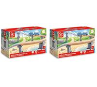 Kit di Espansione Hape binari elevati | Accessorio per pista di Trenini in Legno | 6 Pilastri| Gioco Educativo per Bambini (Confezione da 2)