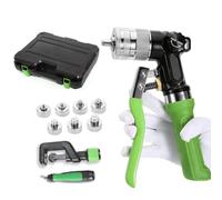 Kit di espansori idraulici per tubi - Espansore compatto per tubi con tagliatubi e 7 teste espansori per tubi in rame per un'efficace espansione del tubo