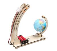 Kit Di Esperimenti Scientifici - Modelli Di Fisica Di Assemblaggio In Legno Per Fai Da Te | Materiale Di Ingegneria Per Satelliti E Razzi Diurni E Notturni STEM | Giocattolo Educativo Scientifico - P