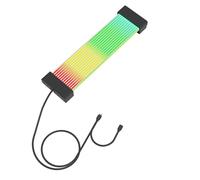 Kit di Estensione Cavo PSU da 24 Pin a 24 Pin, Cavi PC di Sincronizzazione ARGB in Silicone 5V da 205 Mm Mod Estensioni con 6 Pettini di Filo, Cavo della Scheda Grafica della