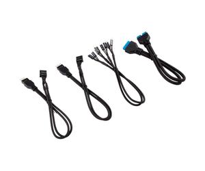 Kit di estensione del pannello anteriore Corsair da 30 cm nero