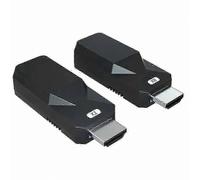 Kit di estensione HDMI a latenza zero, 50 metri, compatibile con 1080p 60Hz e 3D, plug and play per casa e ufficio.