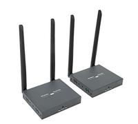 Kit di Estensione 'interfaccia Multimediale HD Wireless 1080P - Trasmissione del Segnale Stabile, Raggio di 200 M, Estensione IR, compatibilità HD, Plug And Play (Spina UE)