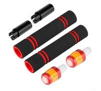 Kit di estensione per manubrio di scooter elettrico, per ES, alzata per manubrio, con barra luminosa a LED multicolore, per guida notturna, asta ergonomica di regolazione dell'altezza, (C)