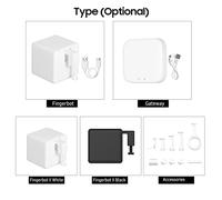 Kit di estensione Smart Mini Fingerbot Tool Pack per hub gateway wireless di automazione domestica (Fingerbot II Bianco)