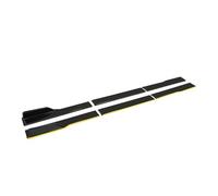 Kit di estensione spoiler splitter for gonna laterale universale da 3 pezzi da 78,7"/86,6" compatibile for Audi SLINE A5 S5 RS5 B8 2008-2011 grembiule labbro winglet(86.6in Black Yellow)
