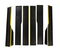Kit Di Estensioni Per Minigonne Laterali Per Auto Da 2,2 M, Spoiler Per Ford Per Mustang Per Focus RS ST Per Fiesta Per Mondeo Minigonne Laterali Alettoni Laterali(Giallo)