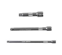 Kit di estensori per chiavi a bussola da 3/8" o 1/2", 3 diverse dimensioni, compatibili con la maggior parte degli strumenti di azionamento, estensori per chiavi a bussola professionali