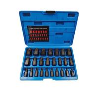 Kit di estrattori per viti trattate termicamente da 25 pezzi, rimuove facilmente e rapidamente gli strumenti rimuovono facilmente le viti spogliate Set di estrattori a testa esagonale per rimuovere