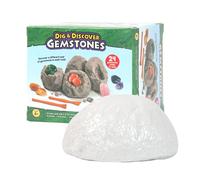 Kit di estrazione di gemme per bambini | Scavi Pietre preziose, cristalli | Minerali archeologici | Gioco educativo scientifico | Esplorazione, apprendimento divertente