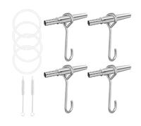 Kit di estrazione per sciroppo d'acero, 10 rubinetti in acciaio (set da 12 pezzi) | Spiles a punta per albero, filtro per sintetica, inserti per rubinetto resistenti per la raccolta di
