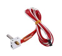 Kit di estrusore Hotend, blocco riscaldante della stampante 3D per ugello da 0,4 mm, accessori per stampante 3D Hot End MK8 in alluminio, acciaio inossidabile e ottone