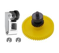 Kit di estrusore in acciaio duro per serie X1/P1, stampante 3D DLC Nano Coating Hardened Steel Extruder Dual Gear Aluminum Handle and POM Gear Kit for P1P, P1S, X1C, X1E