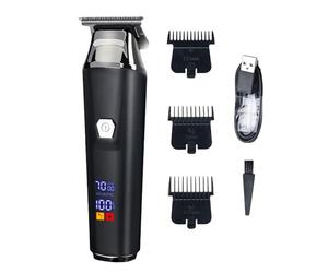 Kit Di Falciatura Per Capelli Uomini | Display Digitale Senza Fili Ricaricabile - Kit Di Taglio Senza Fili Per Testa E Volto, Rasatura E Styling In Spostamento