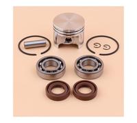 Kit di fasce elastiche for pistone da 37 mm con paraolio for cuscinetto a manovella, adatto for parti motosega 017 MS170 MS 170 - Perno 8