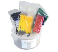 Kit Di Fascette In Nylon Da 1000 Pezzi, Multicolore - PRO POWER - ACTKIT10-1000