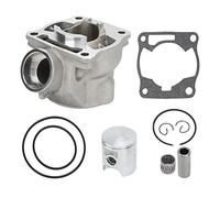 Kit di fascia alta per guarnizione del pistone cilindro Sostituzione della riparazione del motore durevole ad alte prestazioni per YZ80 YZ85 PARBORE INCONTRO ALLUMINIO 47,5 mm Set
