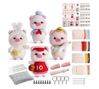 Kit Di Feltro Per Principianti Con Pupazzo Di Maialino