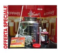 KIT DI FERMENTAZIONE BIRRA ACCIAIO INOX 18/10 FUSTO 30LT+ACCESSORI OFFERTISSIMA