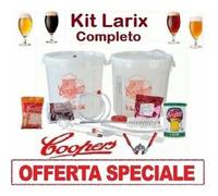 KIT DI FERMENTAZIONE BIRRA COOPERS "LARIX"+MALTO 23 LT COMPLETO DI ACCESSORI