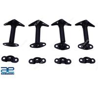 Kit Di Fermi Chiusura Per Cofano Con Clip Bonnet Hood Set 4 Per AEspares