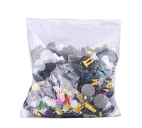 Kit di fermo per rivetti con perno di spinta automobilistico da 500 pezzi Clip di rivestimento in plastica assortiti per parafango del pannello del paraurti della portiera 'auto