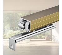 Kit di ferramenta per Porte scorrevoli a Scomparsa, Resistente e Durevole, con binari e rulli Regolabili da 40 a 150 Pollici, Ideale per Cucina, Camera da Letto, Balcone e Patio. Installazio