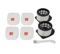Kit di filtri di ricambio per aspirapolvere Shark IZ400 IZ420 per aspirapolvere senza fili DuoClean IZ400UK IZ400UKT IZ420UK IZ420UKT - 2 filtri post 4 filtri in schiuma 4 filtri in feltro 1 spazzola