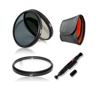 Kit di filtri per lenti UV/CPL/ND4 da 67 mm, con rivestimenti multistrato HD in vetro ottico HD, resistente ai graffi, telaio sottile, custodia pieghevole e spazzola per la pulizia delle lenti