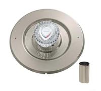 Kit di finiture per doccia con finitura nera opaca per modelli compatibili T470 e 1225, set completo per la modernizzazione del bagno (grigio)