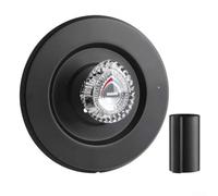 Kit di finiture per doccia nero opaco compatibile con sistemi T470 e 1225, set completo progettato per sostituire gli apparecchi da bagno esistenti (nero)