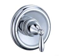 Kit di finiture per valvola doccia, 1 set di maniglie decorative in metallo per valvole 2510/2520/2570/2590, installazione, limitazione della temperatura, aggiornamento del bagno (galvanizzato)