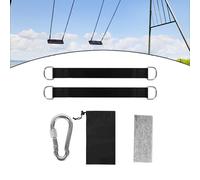 Kit di fissaggio altalena per albero resistente 2 pezzi con cinghie in poliester