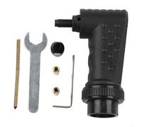 Kit di fissaggio convertitore ad angolo retto per utensili rotanti Dremel, adattatore 90 gradi in metallo e plastica compatibile con 4000, 3000, 8200, 275 Electric