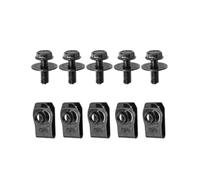 Kit di fissaggio for auto M6 da 10 pezzi, dadi a U, bulloni, viti(10Pcs Mixed)