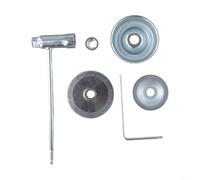 Kit di fissaggio lama completo per modelli FS160 FS360 con istruzioni di installazione e componenti essenziali