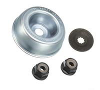 Kit di fissaggio lama in metallo per decespugliatore, include componenti essenziali per la riparazione