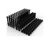 KIT DI FISSAGGIO PATCHBOX PBCSX24K - Compatibile con M6 Cage Nuts, .one, Acciaio e POM
