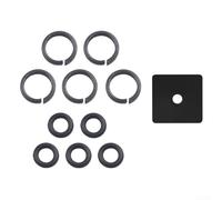 Kit di fissaggio per anelli per chiavi a bussola quadra da 3/8 di pollice Include 10 O per clip ad anello e 1 strumento di installazione a incudine compatibile con la maggior parte degli strumenti