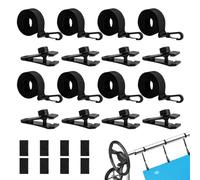 Kit di fissaggio per bobina di copertura solare per piscina, set di fissaggio per bobina di copertura solare, facile installazione, presa forte, cinghie di fissaggio per patio, casa, cortile