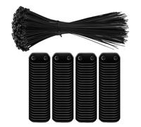 Kit di fissaggio per recinzione, supporto di fissaggio in PVC per recinzioni private, kit di fissaggio impermeabile per balaustre, balconi e giardini