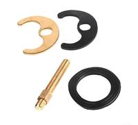Kit di fissaggio rubinetto per lavabo monoblocco con 1 perno e accessori essenziali